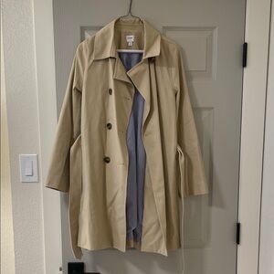 J. Crew Classic Beige Trench Coat